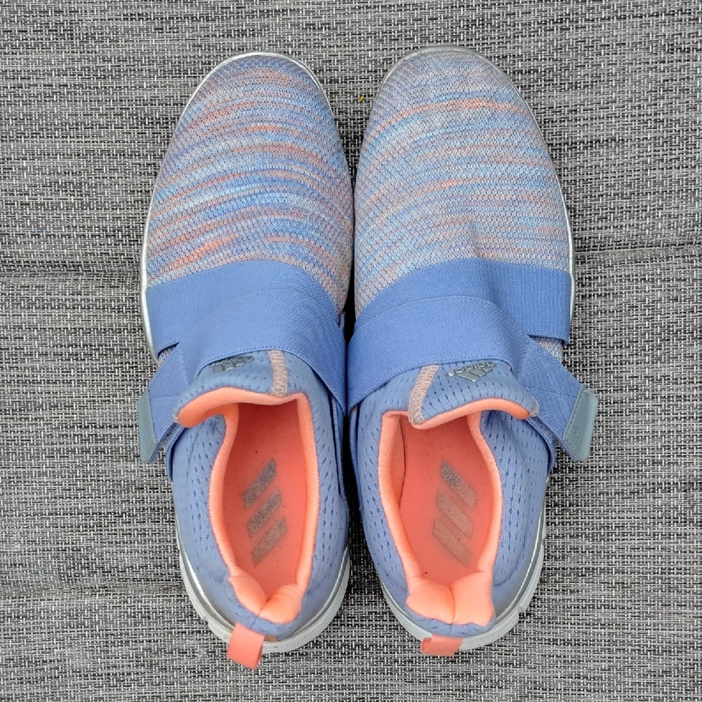 Adidas Women's Blue Orange Golf Shoes